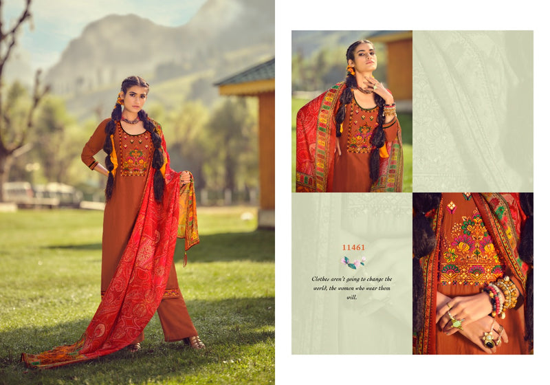 Pancha Ratna Kalpana Parampara Silk With Mirror Work  Salwar Suit