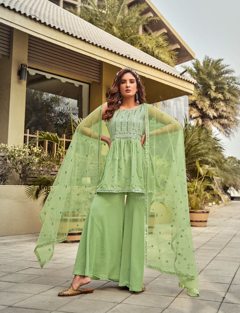 Parra Studio Aafreen Vol 1 Silk With Embroidered Sequence Work Kurti