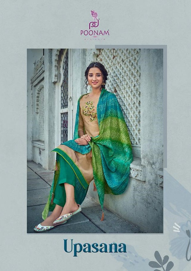 Poonam Designer Upasana Modal Chanderi Festival Wear Kurti