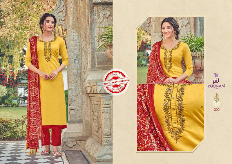 Poonam Designer Upasana Modal Chanderi Festival Wear Kurti