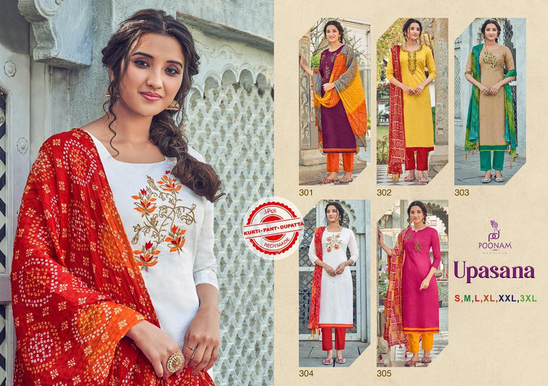 Poonam Designer Upasana Modal Chanderi Festival Wear Kurti