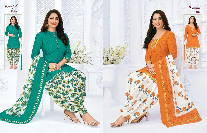 Pranjul Fashion Priyanka Vol 11 Pure Cotton Casual Daily Wear Salwar Suit