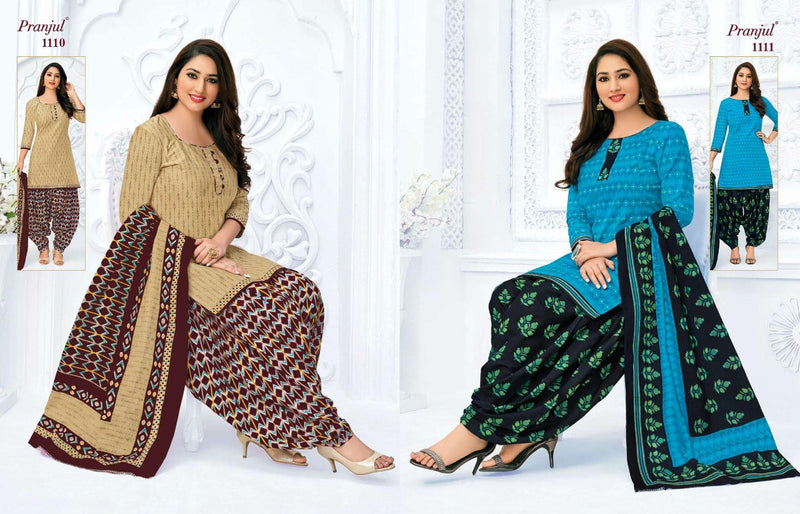 Pranjul Fashion Priyanka Vol 11 Pure Cotton Casual Daily Wear Salwar Suit