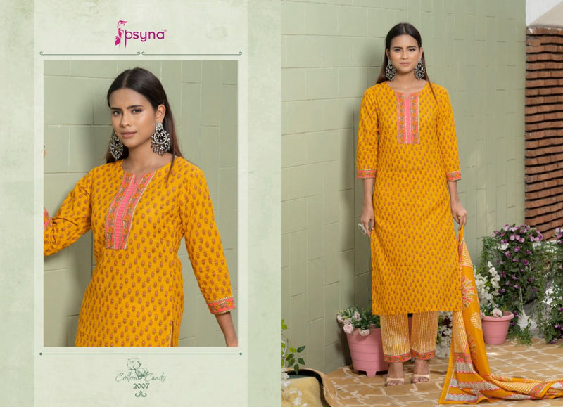 Psyna Cotton Candy Vol 2 Pure Cotton Official Wear Kurti