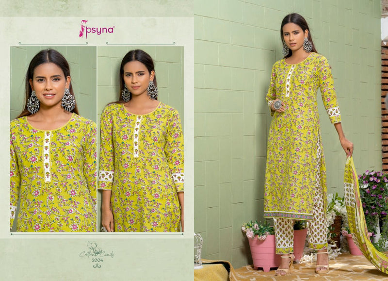 Psyna Cotton Candy Vol 2 Pure Cotton Official Wear Kurti
