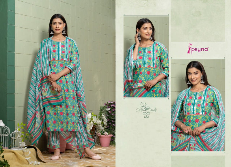Psyna Cotton Candy Vol 2 Pure Cotton Official Wear Kurti