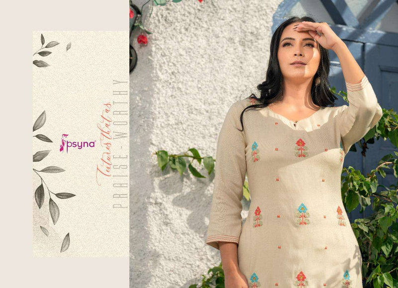 Psyna Launch By Plum Rayon Printed Designer Exclusive Readymade Casual Wear Fancy Kurti