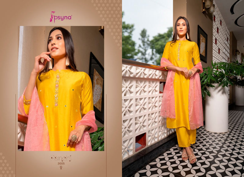 Psyna Panchi Vol 2 Pure Chanderi Designer Wear Kurti With Botton And Dupatta Wear