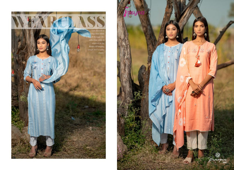 Psyna Parampara Viscose Rayon Lurex Fancy Salwar Suit