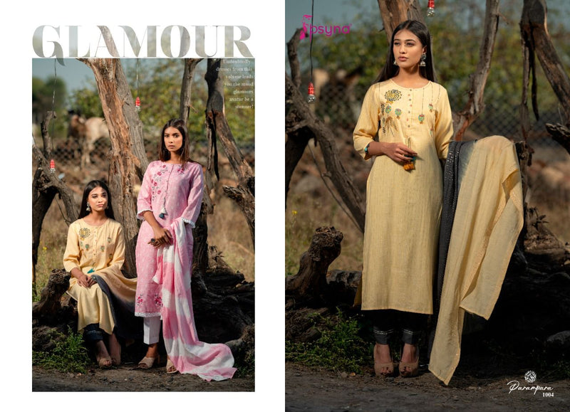 Psyna Parampara Viscose Rayon Lurex Fancy Salwar Suit
