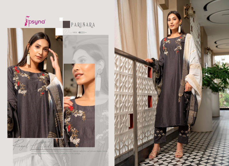 Psyna Parisara Chinon Readymade Fancy Kurti