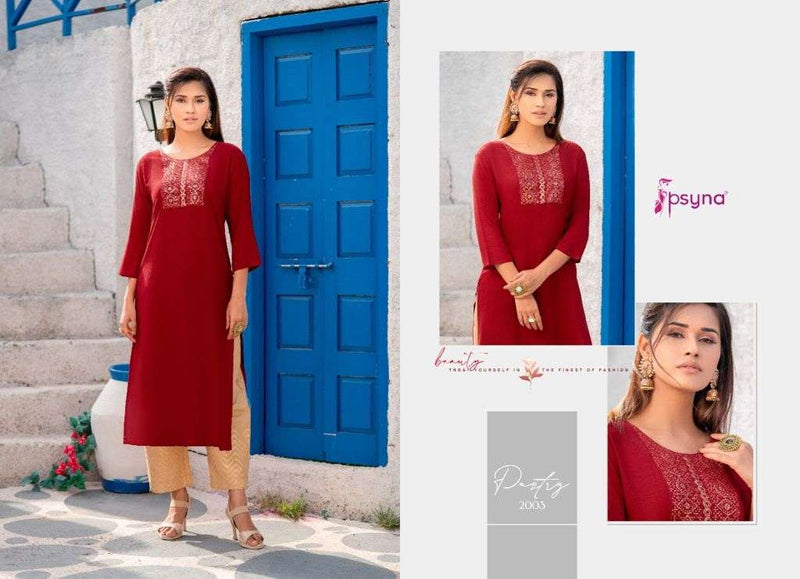 Psyna Pastry Vol 2 Rayon Designer Casual Wear Kurti