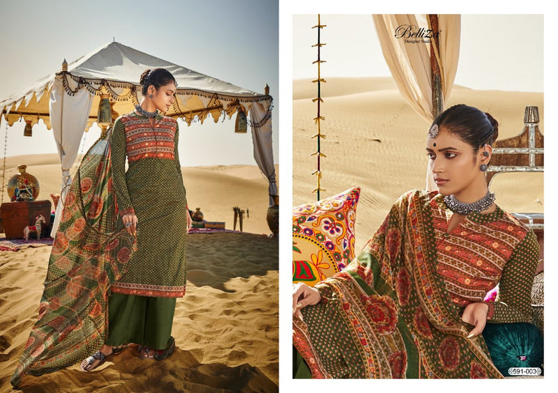 Belliza Designer Studio Queen Of Dessert  Cotton Printed Party Wear Salwar Kameez With Beautiful Digital Print