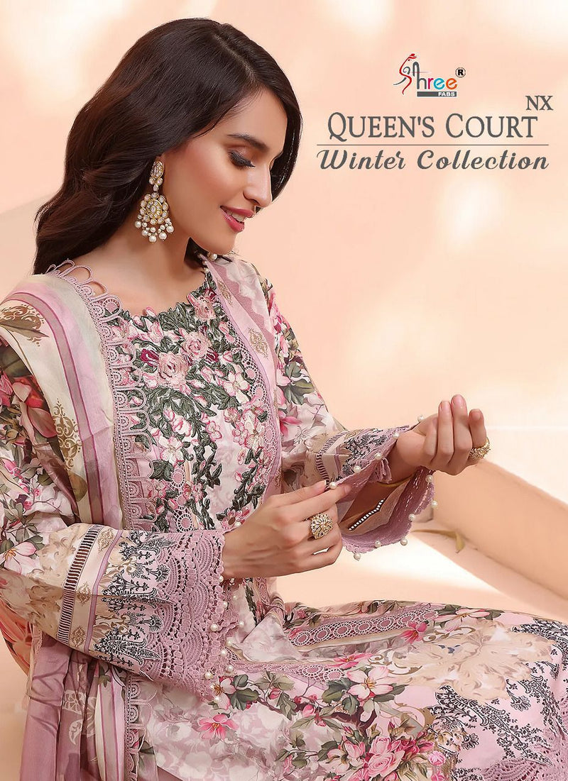 Shree Fabs Queens Court Winter Collection Nx Pashmina With Heavy Embroidery Work Stylish Designer Pakistani Salwar Kameez