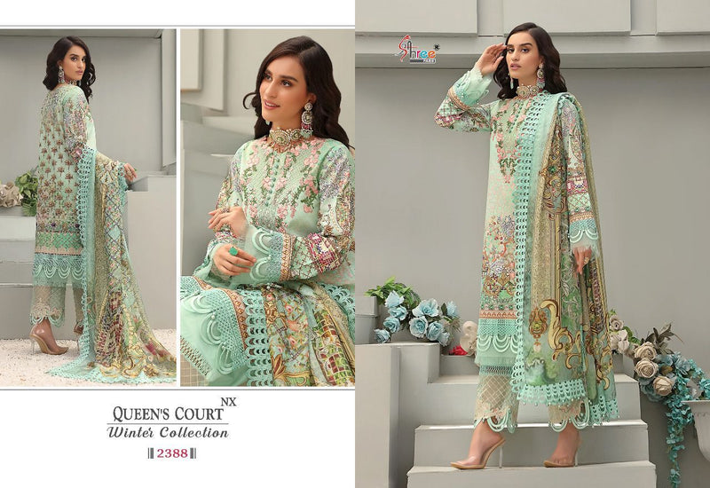 Shree Fabs Queens Court Winter Collection Nx Pashmina With Heavy Embroidery Work Stylish Designer Pakistani Salwar Kameez