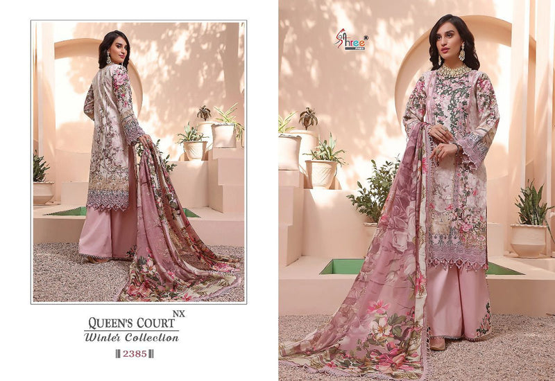 Shree Fabs Queens Court Winter Collection Nx Pashmina With Heavy Embroidery Work Stylish Designer Pakistani Salwar Kameez