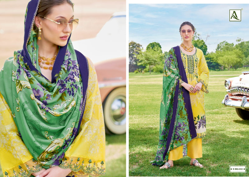 Alok Suit Qurbat Vol 5 Cotton With Heavy Embroidery Pakistani Party Wear Stylish Designer Salwar Suit