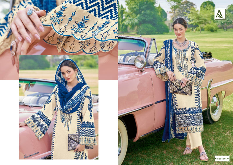 Alok Suit Qurbat Vol 5 Cotton With Heavy Embroidery Pakistani Party Wear Stylish Designer Salwar Suit