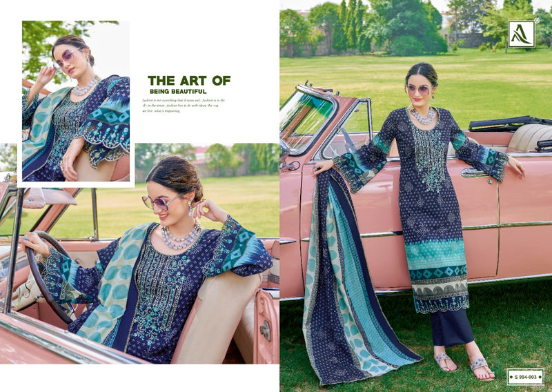 Alok Suit Qurbat Vol 5 Cotton With Heavy Embroidery Pakistani Party Wear Stylish Designer Salwar Suit