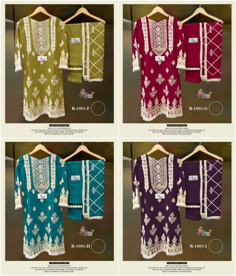 Shree Fabs R 1001 Organza with Heavy Embroidery Work Stylish Designer Party Wear Fancy Kurti