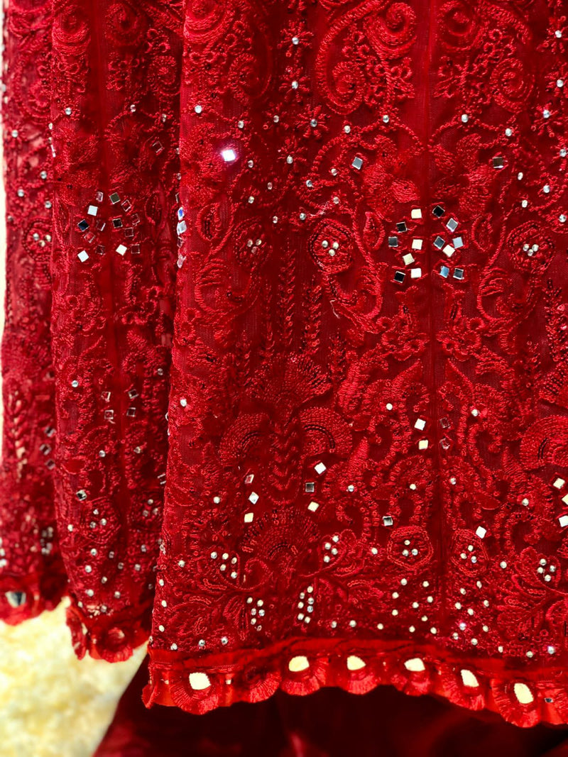 Ramsha R 481 To R 483 Butterfly Net Designer Bridal Wear Salwar Suits With Heavy Embroidery