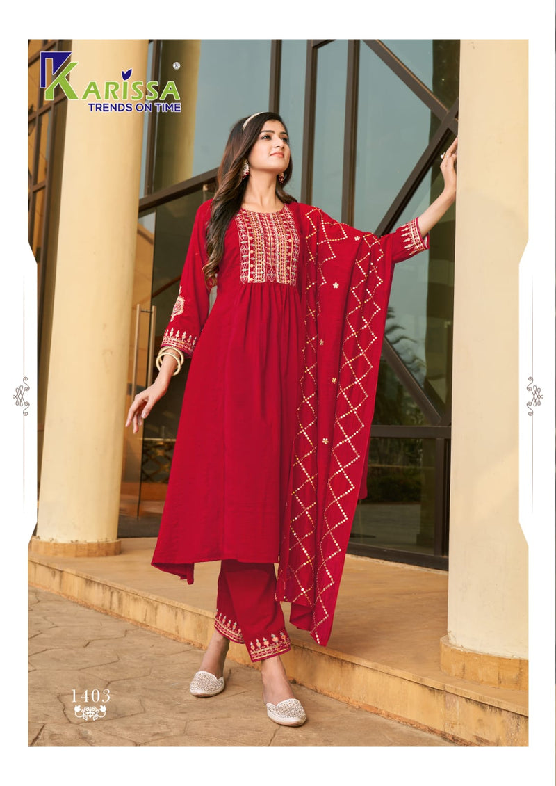 Karissa R-NA Trendy Premium Fancy Viscose Nayra Cut Fancy Designer Kurti