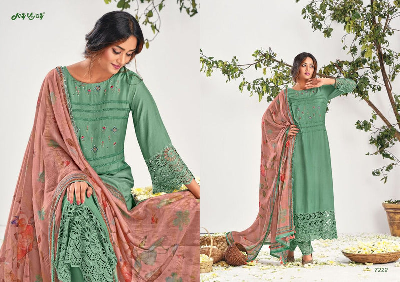Jay Vijay Raabta Silk With Heavy Embroidery Work Stylish Designer Fancy festive Wear salwar Kameez