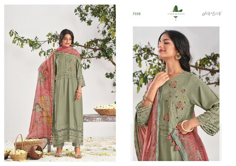 Jay Vijay Raabta Silk With Heavy Embroidery Work Stylish Designer Fancy festive Wear salwar Kameez