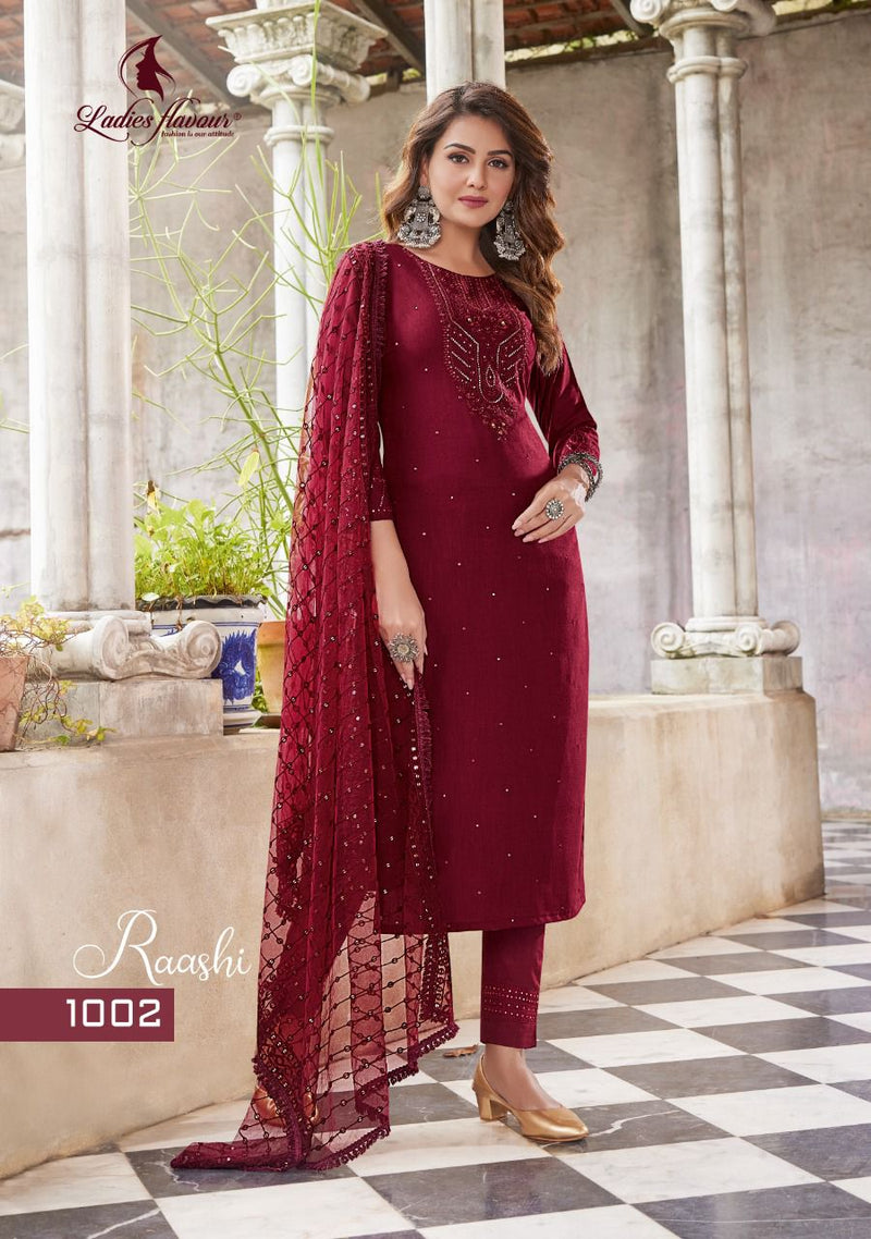 Ladies Flavour Raashi Viscose With Heavy Fancy Embroidery Work Stylish Designer Party Wear Kurti
