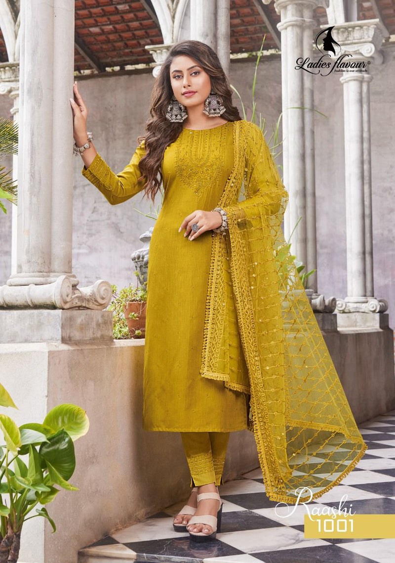 Ladies Flavour Raashi Viscose With Heavy Fancy Embroidery Work Stylish Designer Party Wear Kurti