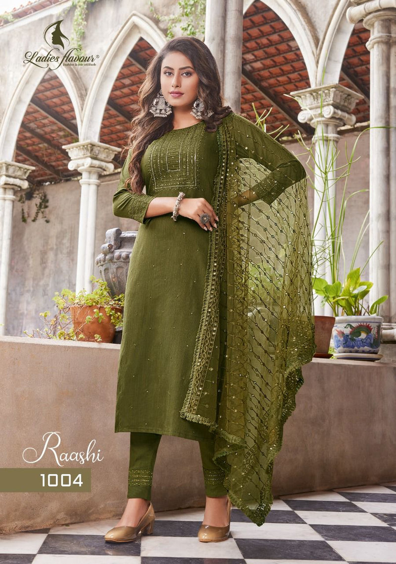 Ladies Flavour Raashi Viscose With Heavy Fancy Embroidery Work Stylish Designer Party Wear Kurti