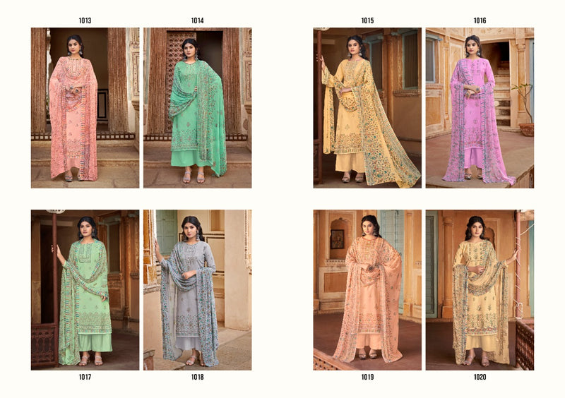 Levisha Rajvadi Cotton Digital Printed Fancy Festive Wear Salwar Suits