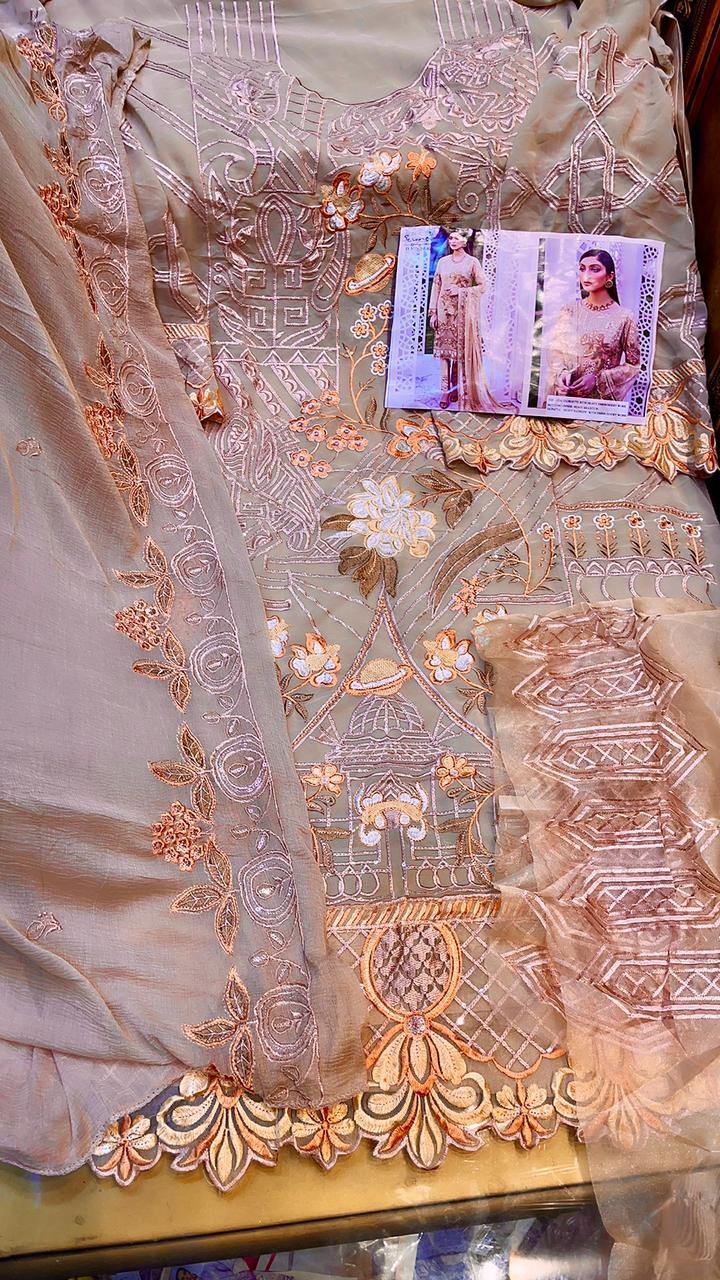 Serene Ramsha Nx Fox Georgette Pakistani Style Party Wear Salwar Kameez