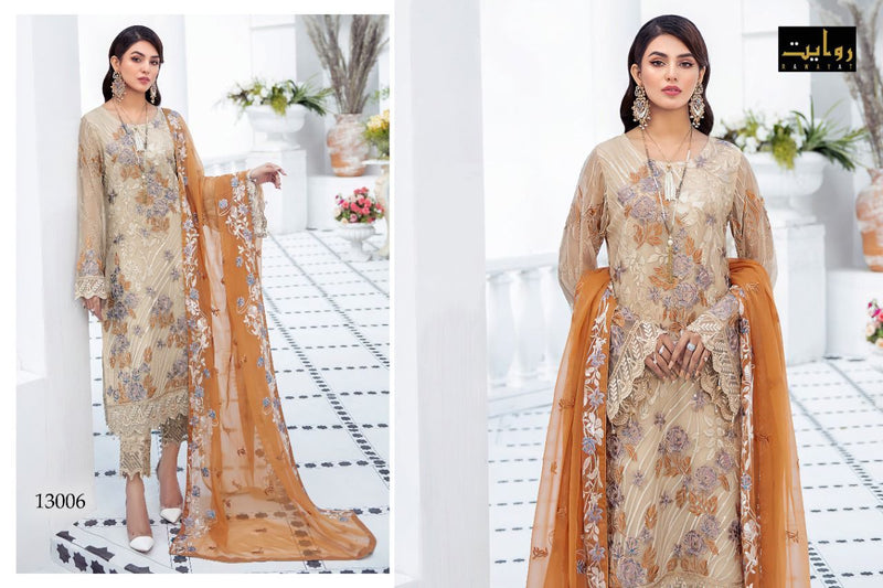 Rawayat Fashion Ramsha Vol 4 Pakistani Style Designer Party Wear Salwar Kameez