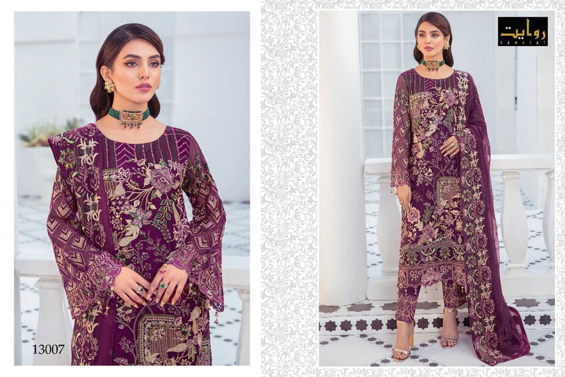 Rawayat Fashion Ramsha Vol 4 Pakistani Style Designer Party Wear Salwar Kameez