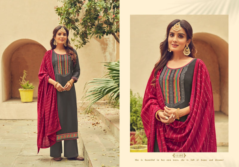 Panch Ratna Rangeen Parampara Silk Fancy Stylish Party Wear Salwar Kameez