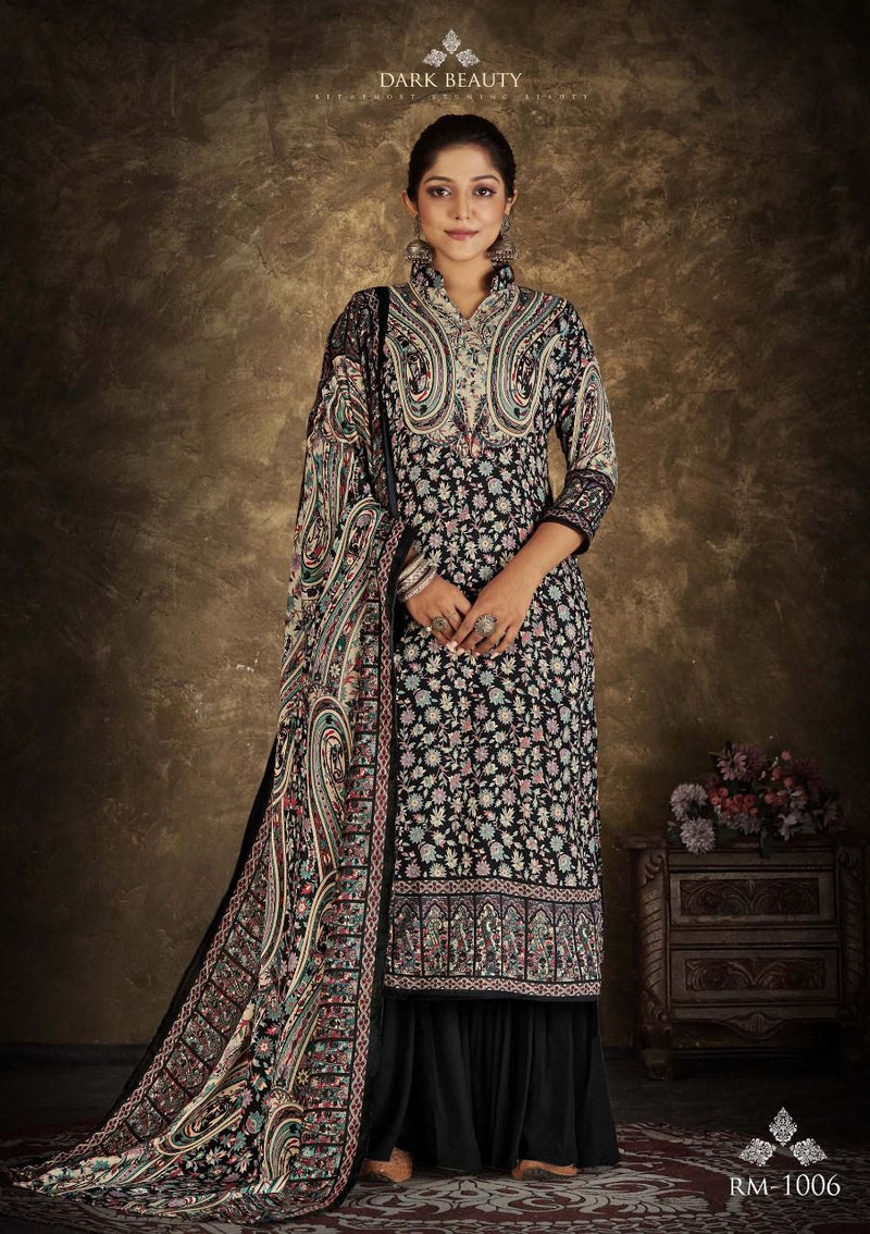Roli Moli Creation Rangoon Pashmina With Heavy Printed Work Stylish Designer Casual Salwar Suit