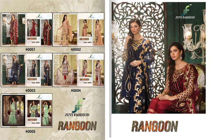 Juvi Fashion Rangoon Georgette With Heavy Beautiful Work Stylish Designer Pakistani Fancy Salwar Kameez
