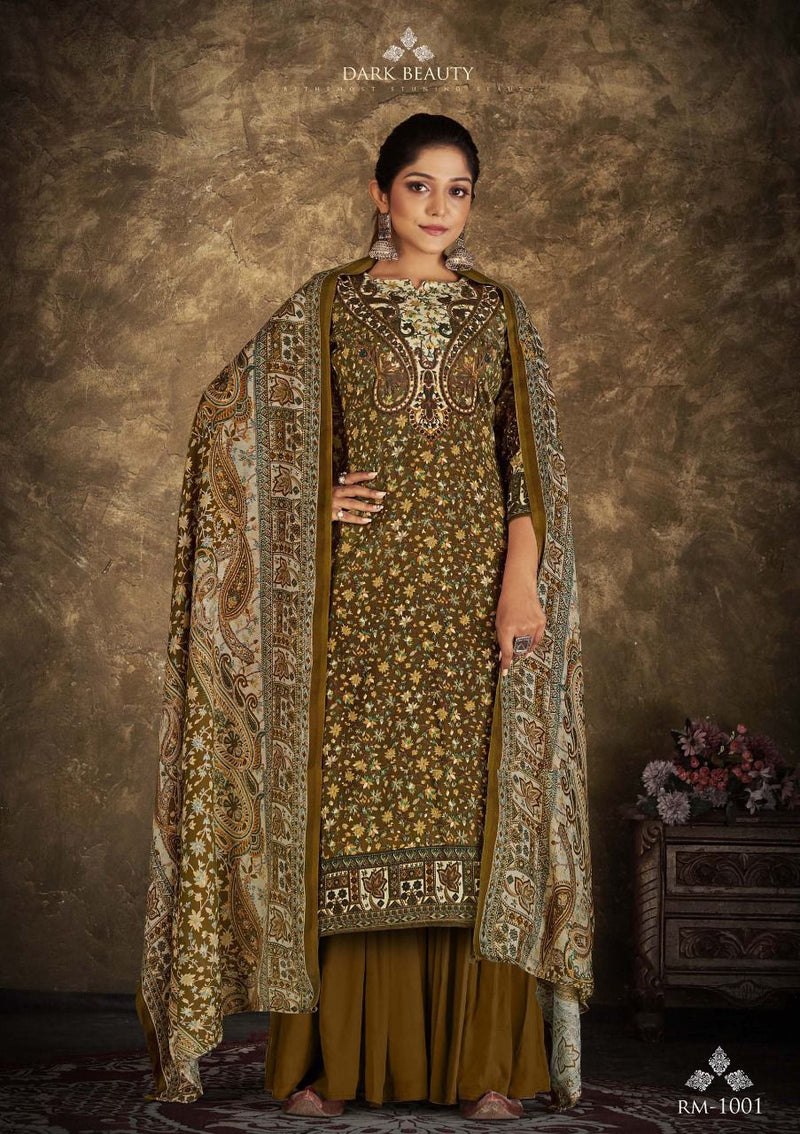 Roli Moli Creation Rangoon Pashmina With Heavy Printed Work Stylish Designer Casual Salwar Suit