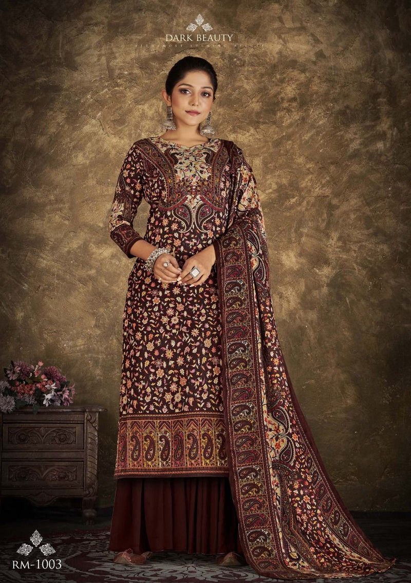 Roli Moli Creation Rangoon Pashmina With Heavy Printed Work Stylish Designer Casual Salwar Suit