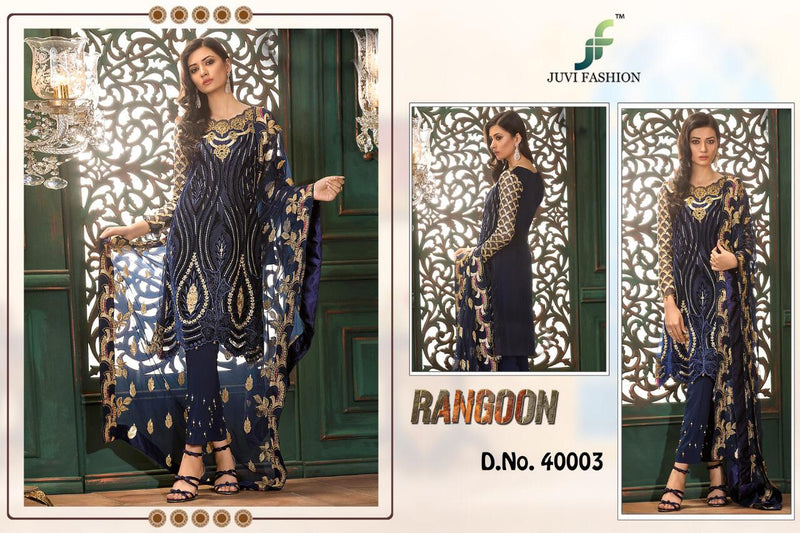 Juvi Fashion Rangoon Georgette With Heavy Beautiful Work Stylish Designer Pakistani Fancy Salwar Kameez