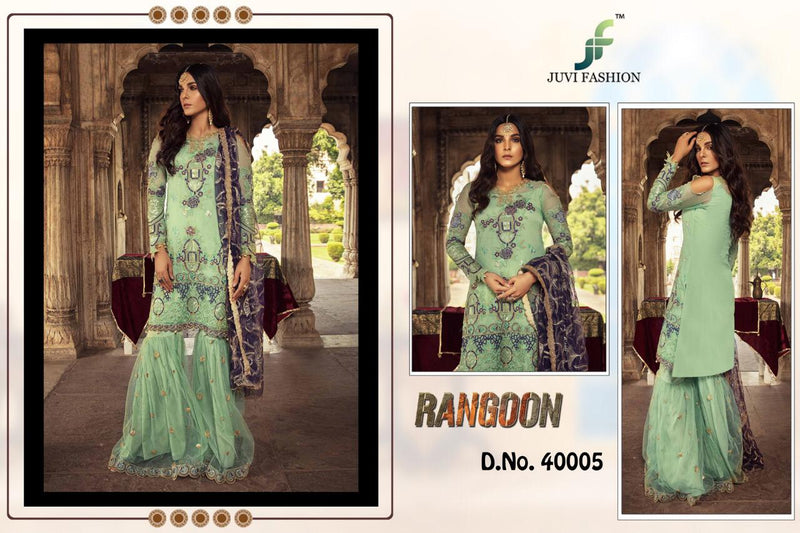 Juvi Fashion Rangoon Georgette With Heavy Beautiful Work Stylish Designer Pakistani Fancy Salwar Kameez