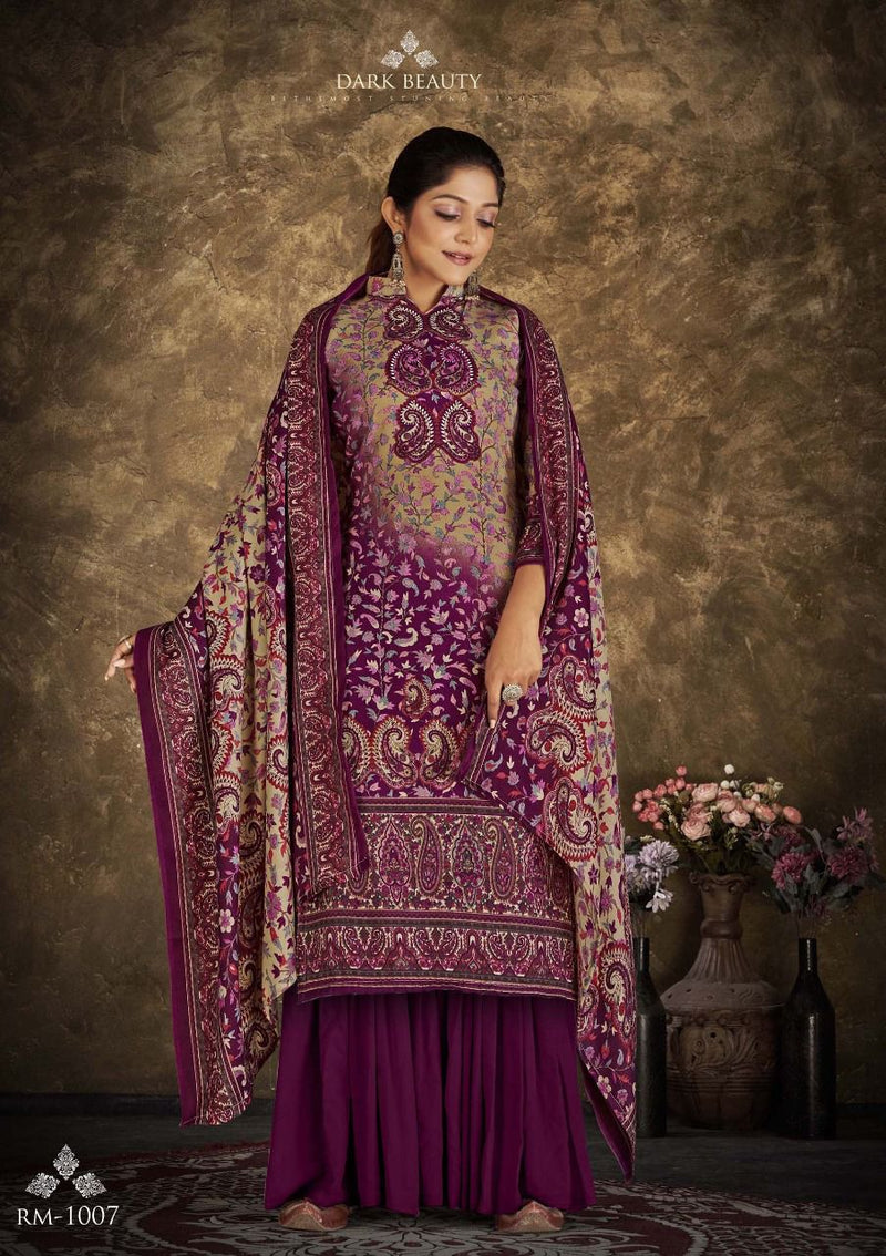 Roli Moli Creation Rangoon Pashmina With Heavy Printed Work Stylish Designer Casual Salwar Suit