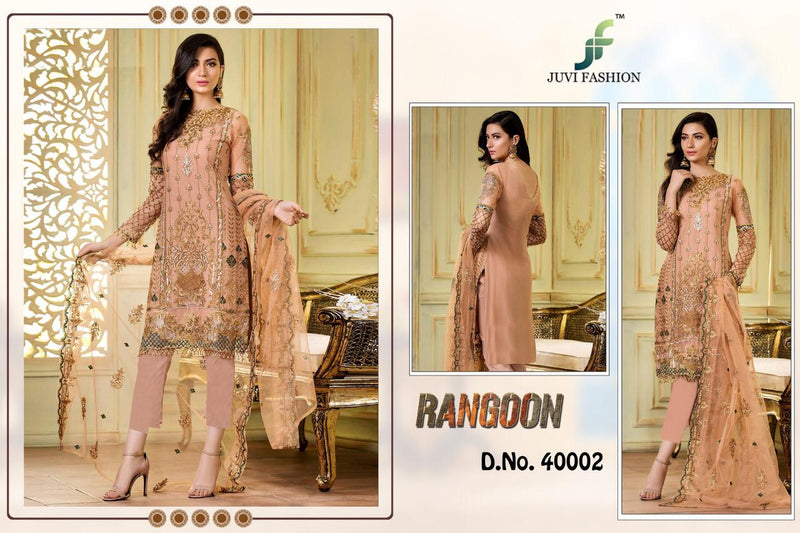 Juvi Fashion Rangoon Georgette With Heavy Beautiful Work Stylish Designer Pakistani Fancy Salwar Kameez