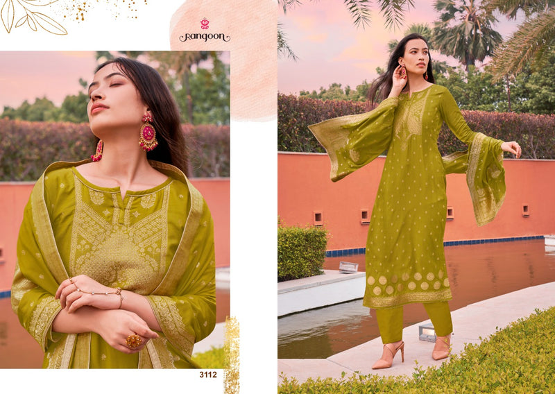 Rangoon Sakhi Saheli Jacquard With Fancy Khati Work Readymade  Kurti