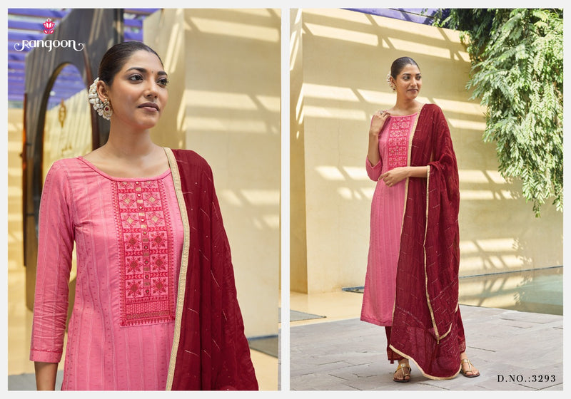 Rangoon Spirit Fancy Lining Silk Sequence Mirror Work Kurti