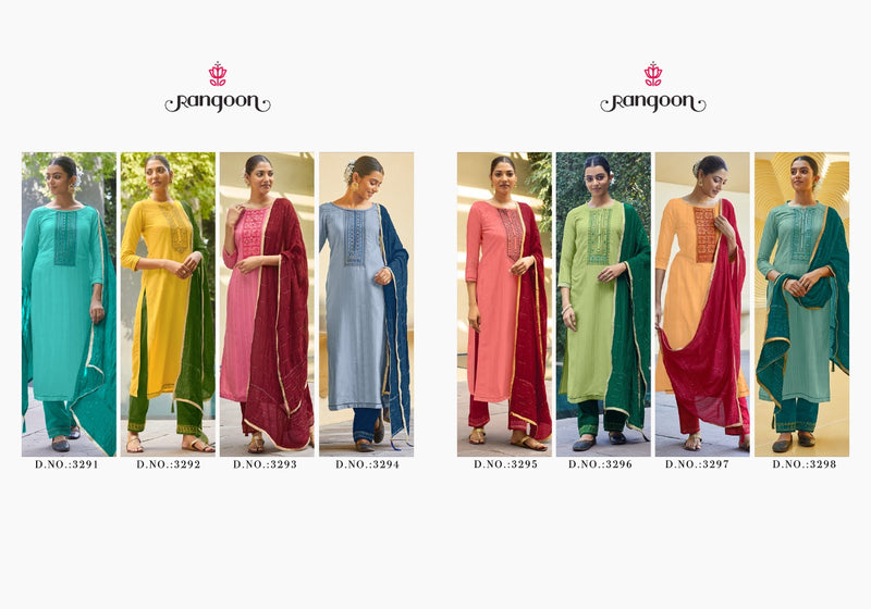 Rangoon Spirit Fancy Lining Silk Sequence Mirror Work Kurti