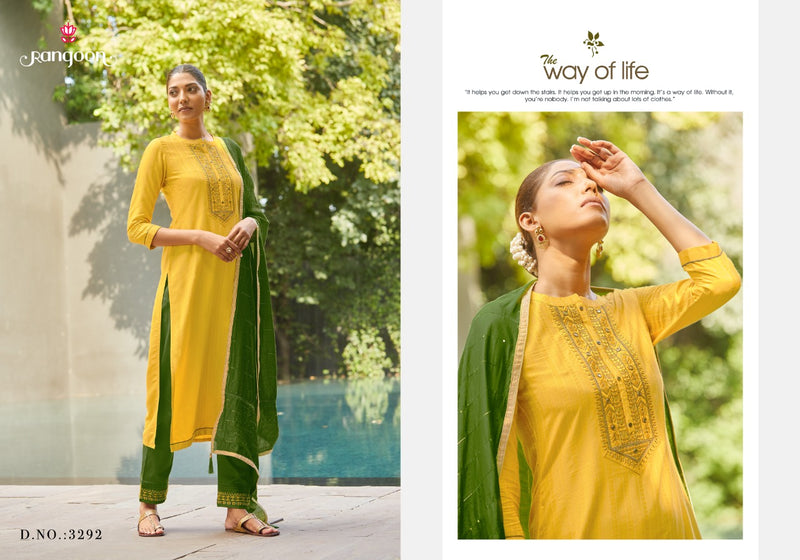 Rangoon Spirit Fancy Lining Silk Sequence Mirror Work Kurti