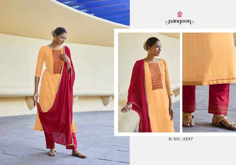Rangoon Spirit Fancy Lining Silk Sequence Mirror Work Kurti
