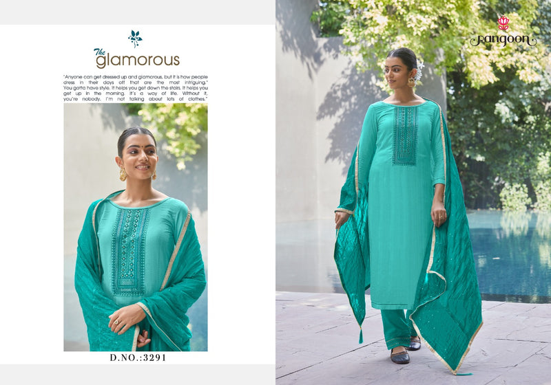 Rangoon Spirit Fancy Lining Silk Sequence Mirror Work Kurti